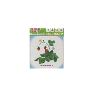 Развиваемся играя с карточками леда лесные ягоды