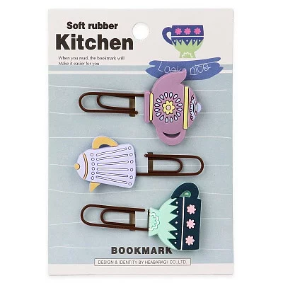 Набор закладок-скрепок Чаепитие,3 шт ЗК-6317 466-5-307-36317-1