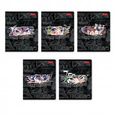 Тетрадь 48л линейка мелов "Я-крейзи" ассорти (5диз) 65г/м2 СВЕТОЧ 48ТЕТл-001 000755 226963