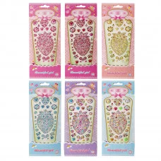 Наклейки-стразы Alingar, акриловые, пакет с европодвесом, "Клубничка" AL9590