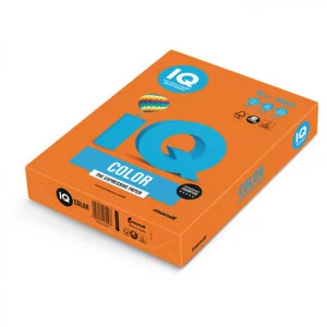 Бумага цветная IQ color, А4, 80 г/м2, 500 л. интенсив, оранжевая, OR43 110662