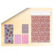 Материал для творчества ткань TUKZAR, А4, 21х30 см, самоклеющаяся, ассорти, "Перо павлина" S 2507