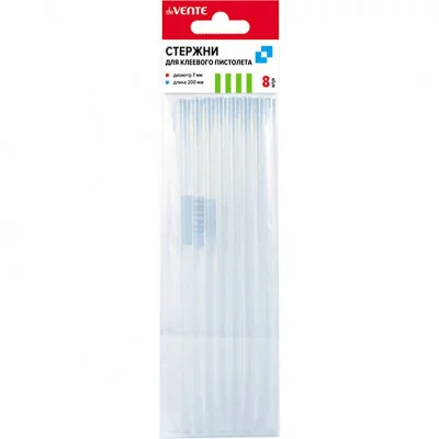 Стержни клеевые 07мм 200мм 8шт/уп е/п DEVENTE 4181901 855808