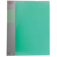 Папка c пружинным скоросшивателем Berlingo "Diamond", 17мм, 700мкм, п/прозрачная зеленая BERLINGO* 170651