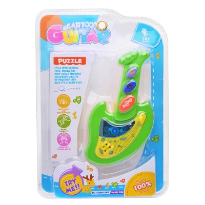 Гитара музыкальная, на батарейках, листе DS627B