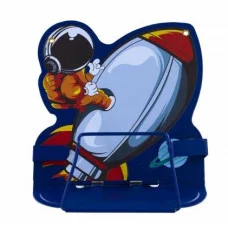 Подставка для книг Alingar, 165х165 мм, "Astronaut" космонавт, синий, регулируемый угол наклона, фиксатор, металл  AL13036