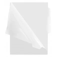 Папка-уголок 3 отделения, жесткая, А4, BRAUBERG "SPECIAL", прозрачная, 0,15 мм, 273062