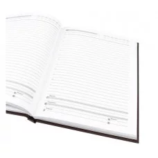 Ежедневник А5, 128 л. (128-4929) КОРИЧНЕВЫЙ бумвинил недатированный 128-4929