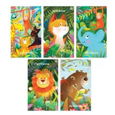 Блокнот А7 48л. на склейке BG Cute animals 361236