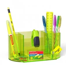 Набор настольный пластиковый ErichKrause Victoria Neon желтый 52881