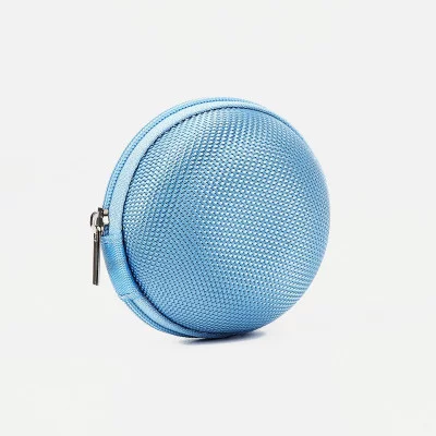 Кошелек дет 13-01-01 Кругляш, 7,8*4,5*7,8 см, круглый, на молнии,  голубой   7294693