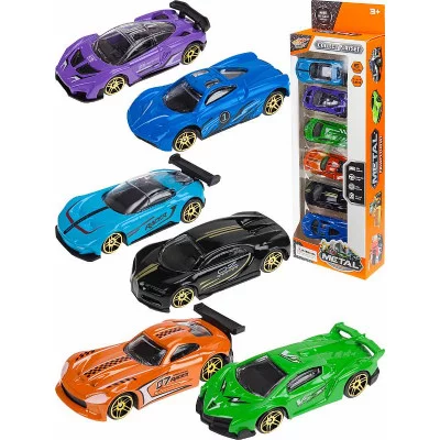Машинка металлическая "Гоночная"(7х3х1,5 см)(6 видов микс)в коробке ( Арт. 2176237)
