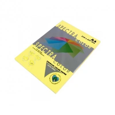 Бумага для копир.тех. А4 20л, 80г, SPECTRA COLOR Желтый-канарееч.пастель 188174