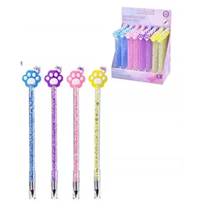 Карандаш вечный ЛАПКИ С КРИСТАЛЛАМИ M-7068