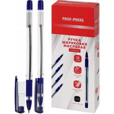 Ручка шариковая масляная CURSIVE СИНЯЯ РШ-5161