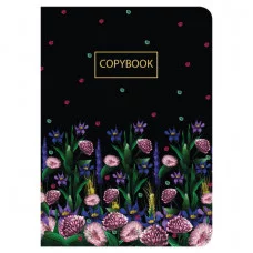 Тетрадь 60 л. в точку обложка SoftTouch, фольга, бежевая бумага 70 г/м2, сшивка, В5 179х250 мм FLORET, BRAUBERG, 403828