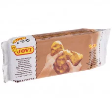 Паста для моделирования JOVI, отвердевающая, терракотовый, 500г, вакуумный пакет JOVI 244296