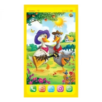 Музыкальный телефон "МОЙ ТЕЛЕФОНЧИК. ВЕСЕЛЫЕ ПОТЕШКИ" (3 сказки, 5 песенок, звуки) (арт. ИМ-7084)