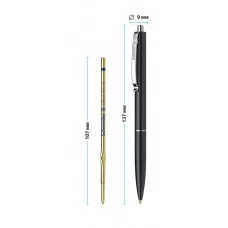 Ручка шариковая автоматическая Schneider "K15" синяя, 1,0мм, корпус ассорти, ш/к 276605