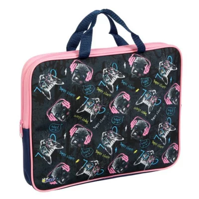 ПМД 2-20 Cool pets -папка менеджера А4(ручка - тесьма),п/э с диз., 350х265x45 мм