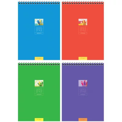 Блокнот А5 40л. на гребне ArtSpace Моноколор. Office style 253981