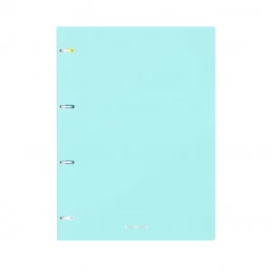 Тетрадь общая с пластиковой обложкой на кольцах ErichKrause® Pastel Mint, А4, 80 листов, клетка 53703