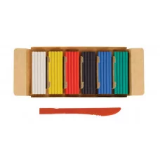 Пластилин Мульти-Пульти "Енот в сказке", 06 цветов, 72г, со стеком, картон 328892