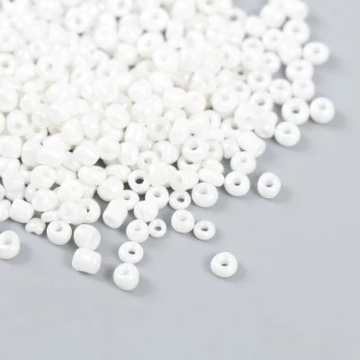 Бисер "Zlatka" 08/0, 3 мм, 10 г 0964 молочный 9317348