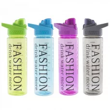 Бутылка для воды Alingar, спортивная, пластик, 620 мл, уплотнитель, горлышко-поильник, мерная шкала, ассорти AL10477