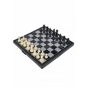 Игра 3 в 1 пластик, на магните(нарды, шашки, шахматы) (24х13х3.5 см) в коробке (Арт. AN02575)