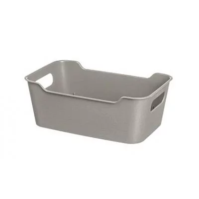 Корзинка универсальная "Mango" 4,1л. 290х180х105мм (серый) ХТ3057