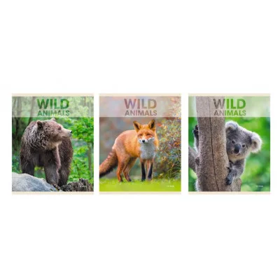 Тетрадь А5 96л "Wild animals" КанцЭксмо ТЛ968377
