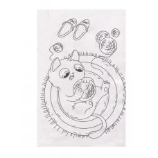 ЛЮБИМАЯ РАСКРАСКА эконом А4. МИЛЫЕ КОТЯТА 978-5-378-34383-6