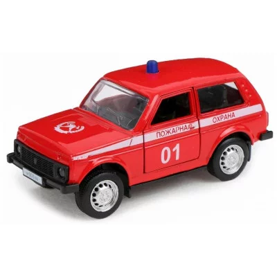 Машинка модель Пожарная металлическая в коробке 6400E