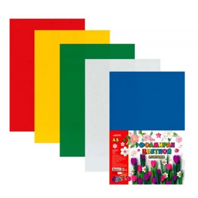 Фоамиран А3 самоклеящийся 2мм 1л 1цв DEVENTE Белый РазборБелый8013801