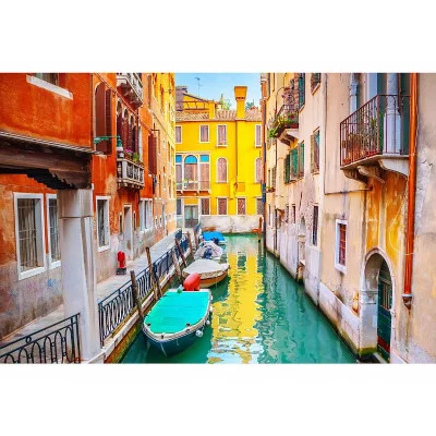 Холст с красками 22х30 см по номерам  (16цв.) Венецианская улочка (Арт. Х-3982)