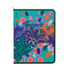 Папка для тетрадей на молнии пластиковая ErichKrause Tropical A4+ 61194