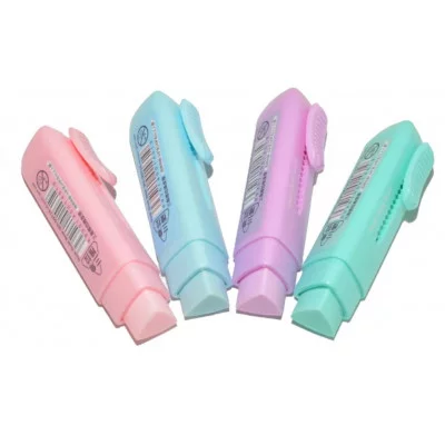 Ластик DI-684 "Выдвижной" 75х20х20мм, трехгранный, в пластиковом корпусе, цвета ассорти, WX-99714 332570