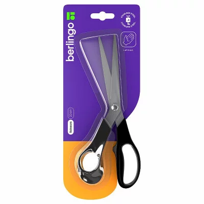 Ножницы для левшей Berlingo "Left Hand", 20см, эргономичные ручки, европодвес 256695