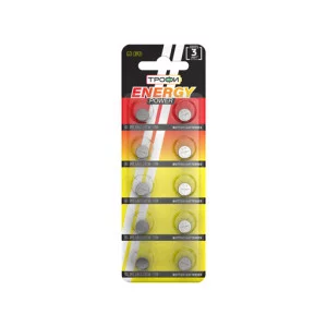 Батарейки Трофи G3 (392) LR736, LR41 ENERGY POWER Button Cell Бат018