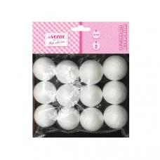 Заготовка для декорирования пенопласт "Шары" 40мм 12шт/уп DEVENTE 8003901 182712