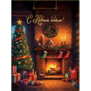 Dream Cards Пакет подароч.с мат.лам.и тис.фол.18x23x10см(M)В ожидании чуда,190г(собс.раз.) ПКП-6651