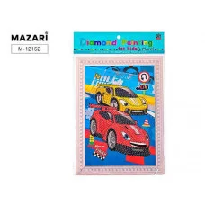 Алмазная мозаика МАШИНКИ, 17.5х24 см, частичная M-12152