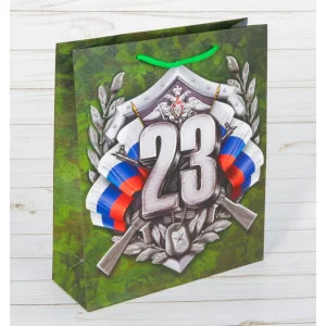 Пакет ламинированный вертикальный «Настоящий Защитник!», S 12 × 15 5,5 см 2557294