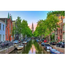 Алмаз. мозаика (блест) 30х40 см, без подр., с полн. заполн. (33цв.) КРАСИВЫЙ КАНАЛ (Арт. WFS007)