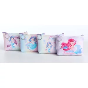 Кошелек дет 13-01-01 Русалки, 12*3*8 см, отд на молнии, МИКС 10463296