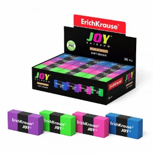 Ластик ErichKrause JOY® Rainbow Neon  46519