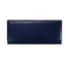 ПЛАНИНГ 56 л. недатир. SELECTION - BLUE (56-5070) греб, кожзам (синий), серебристый срез 300х130мм 56-5070