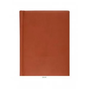 ЕЖЕДНЕВНИК А6, 160л. недатир. ГЛОСС светло-коричневый перепл.кожзам 160Е-8721