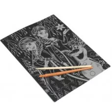 Гравюра серебро 18*24 см снежная принцесса МУЛЬТИ АРТ 405998